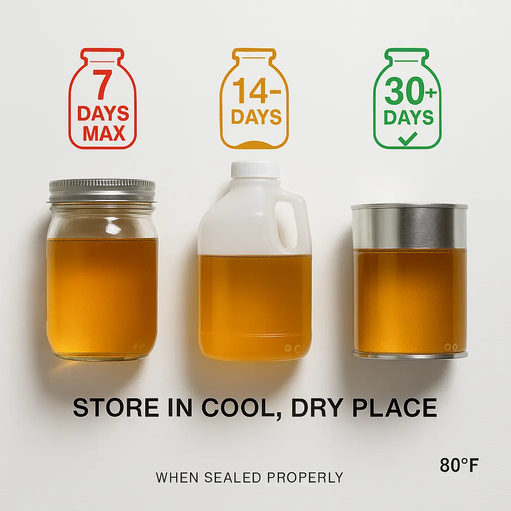 showing 3 different kinds of containers with used cooking oil