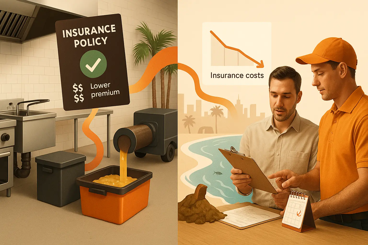 Insurance Perks: Carriers that Reward Documented Grease Recycling