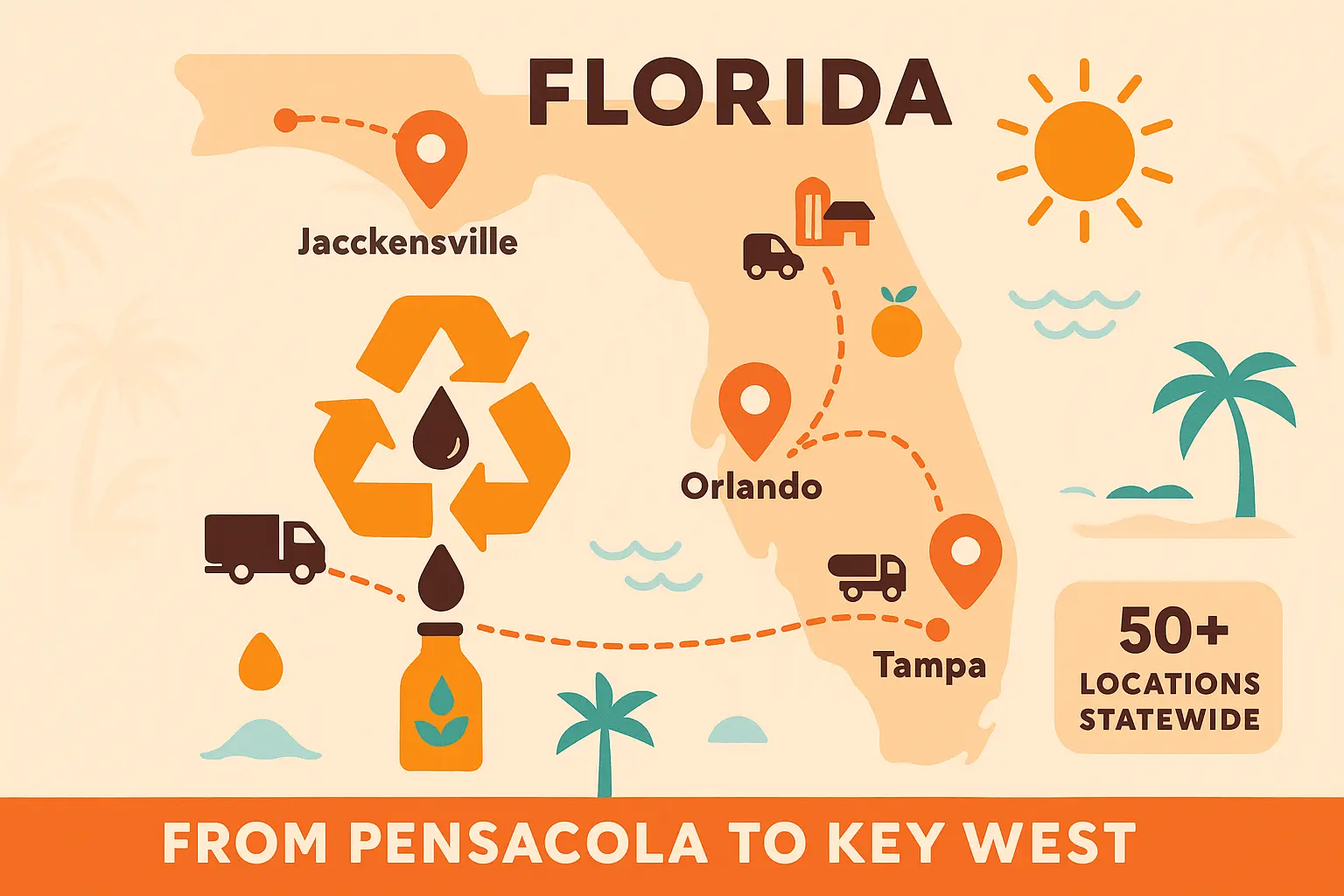 Where to Recycle Used Cooking Oil in Florida
