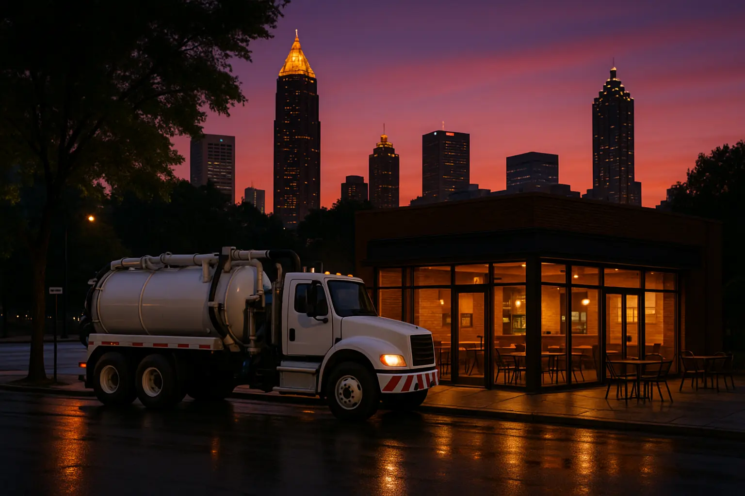 grease connections used cooking oil recycling vacuum tanker in peachtree st in atlanta