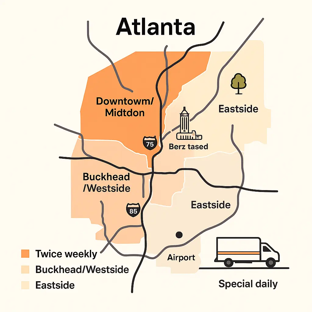 grease connection service route in atlanta fulton
