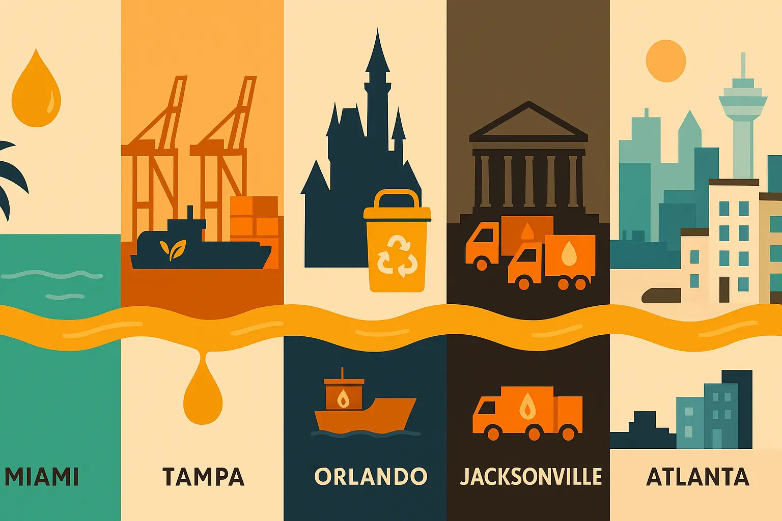 How Do Different Cities Recommend Safely Disposing of Residential Used Cooking Oil