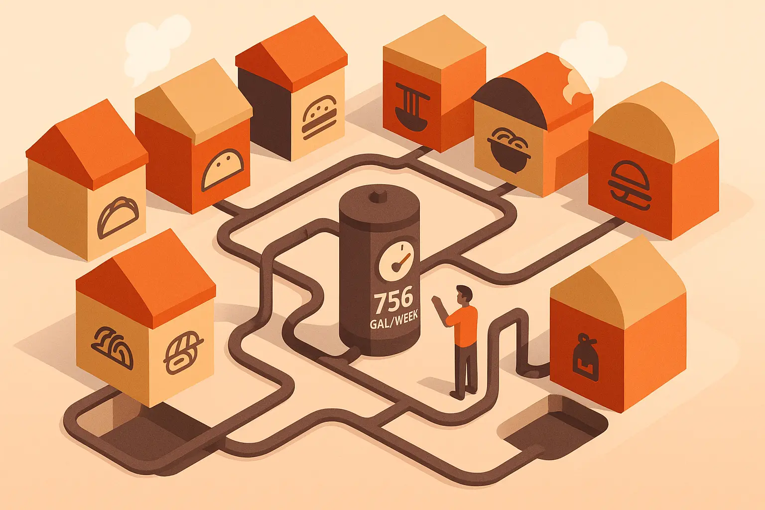 Food Hall Oil Collection: Pickup Cadence & Container Guide