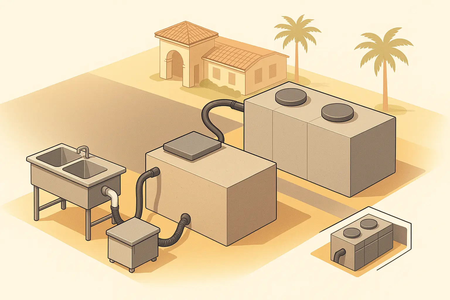 Grease Interceptor Sizes in Florida: From 20 GPM Traps to 5,000 Gallon Tanks