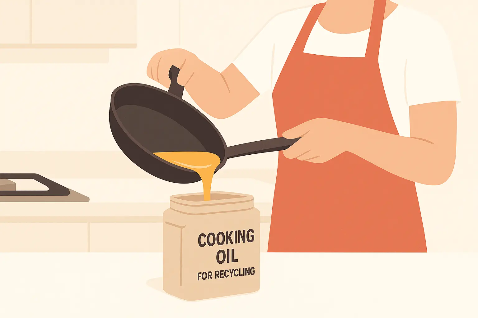 Household Used Cooking Oil America’s Untapped SAF Fuel