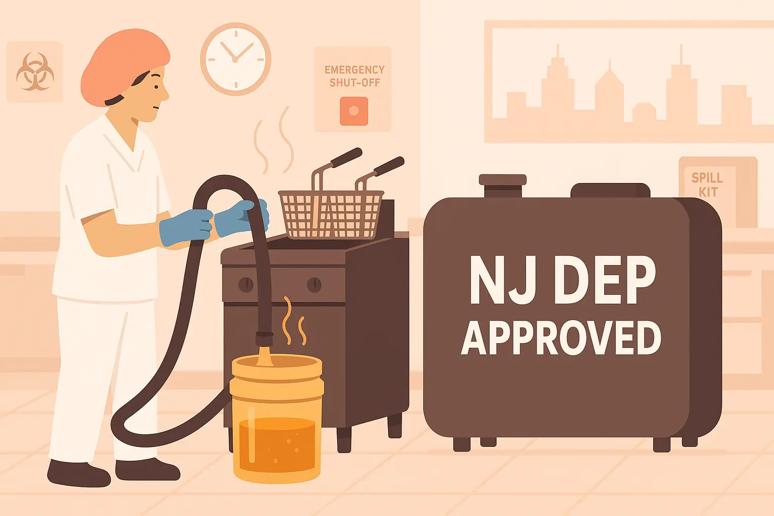 Hospital Kitchen Grease Management NJ Compliance, Safety & Savings