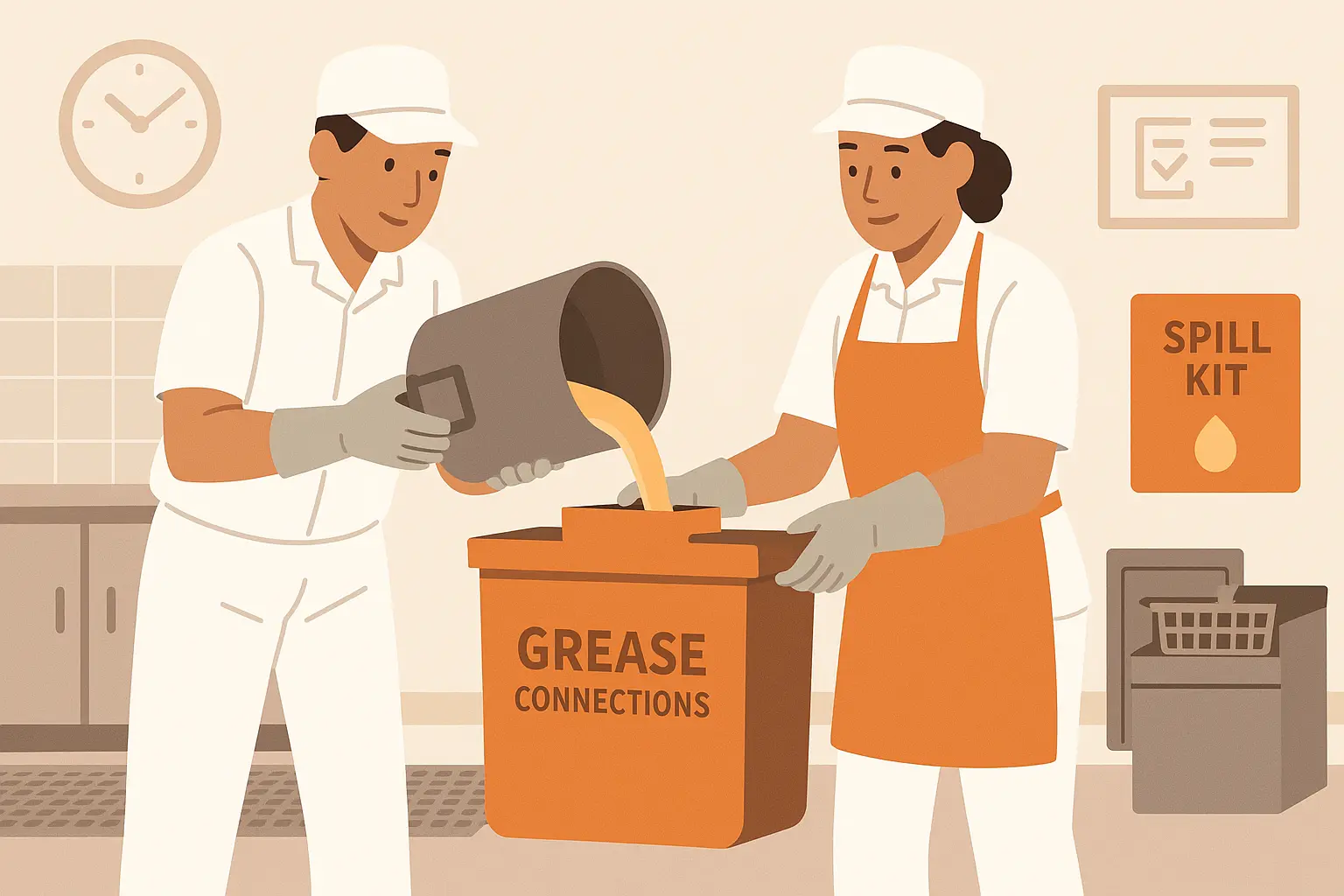 NJ School Cafeteria Grease Checklist & Oil Disposal