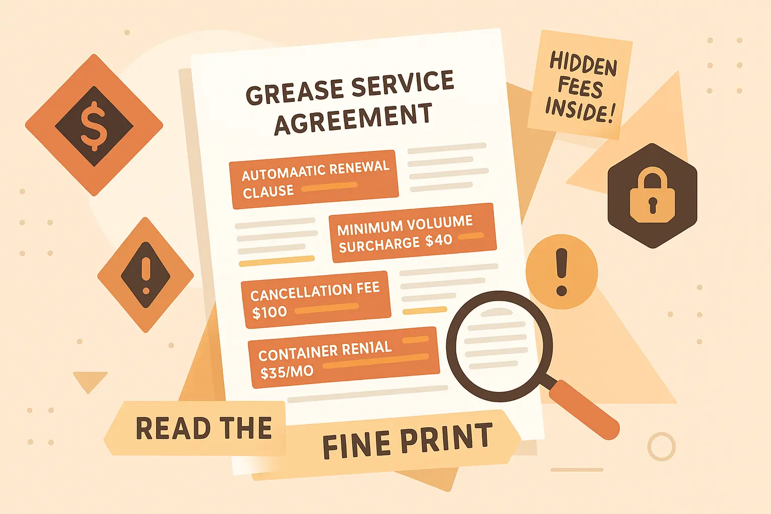 NJ Grease Service Contracts: Hidden Fees & Pro Tips
