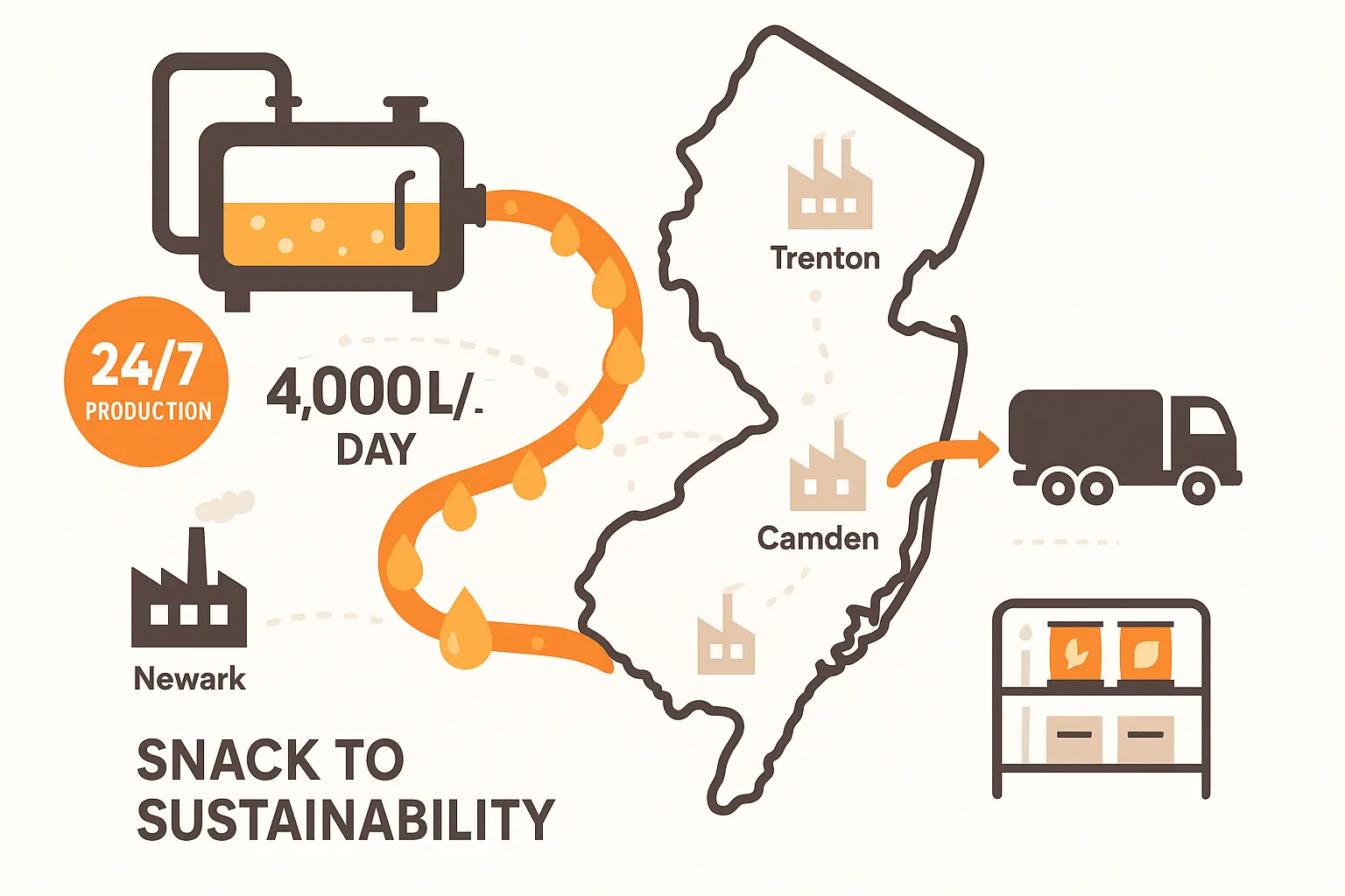 NJ Snack Plant Fryer Oil Recycling & Grease Guide