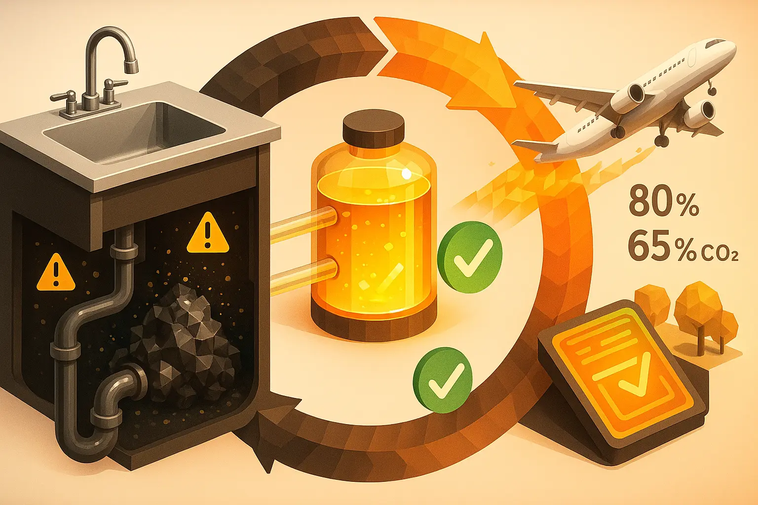 How UCO Recycling Stops Fatbergs & Powers Low Carbon Jets