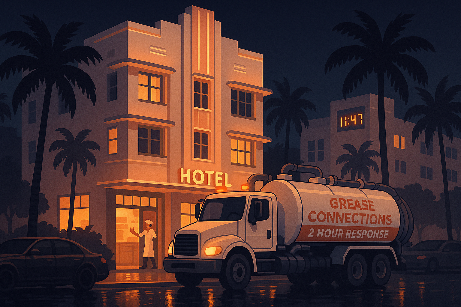 24/7 Luxury Resort Oil Recycling