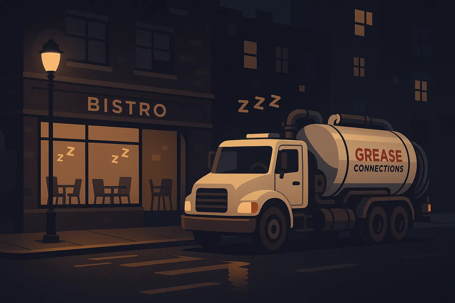 After Hours Grease Pickup Discreet Uniformed Team