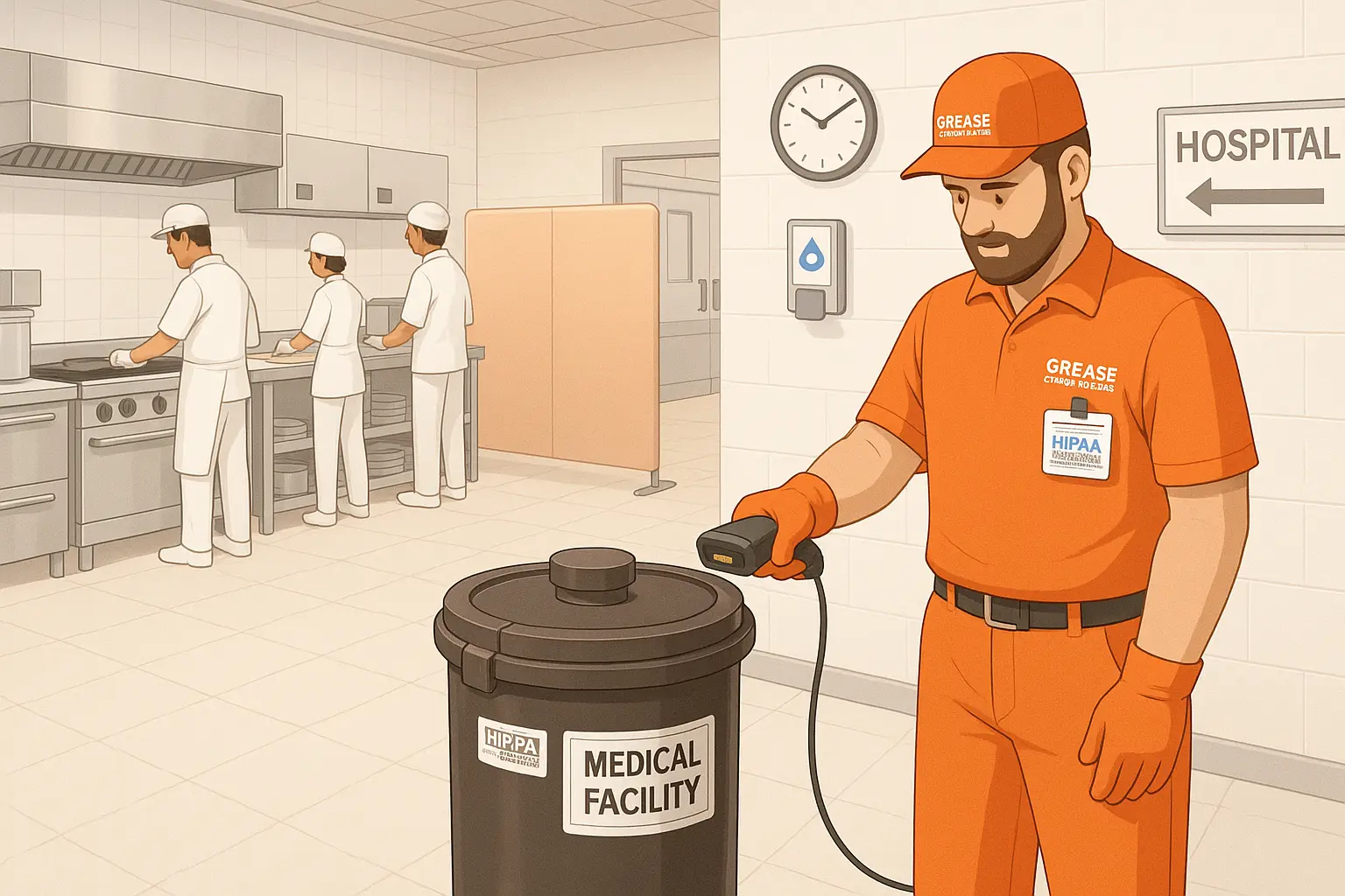 HIPAA Compliant Oil Collection Hospital Ready Scheduling